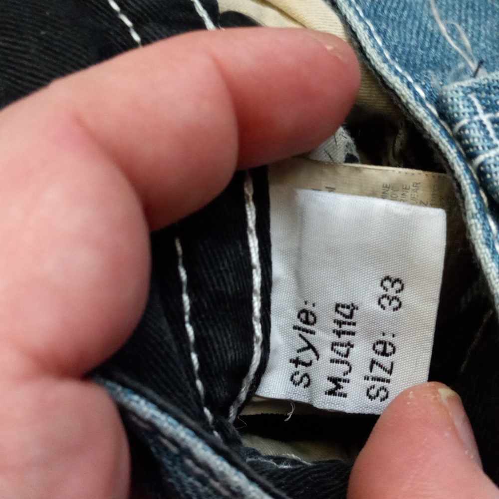 Size 33 women's blue jeans